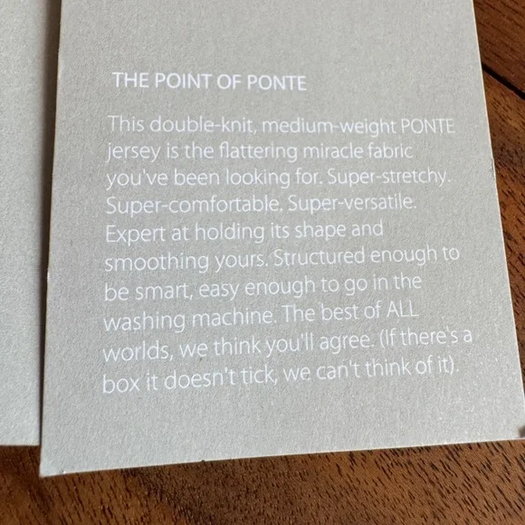 NWT Boden Annette Ponte Navy & Red Dress w 3/4 Sleeves Sz 10 US Dress like Kate! - Picture 13 of 15